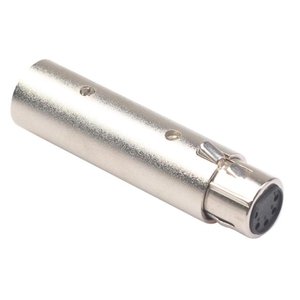 XLR konnektör cinsiyet değiştirici adaptörü 3 Pin erkek XLR 5 pin dişi XLR adaptörü