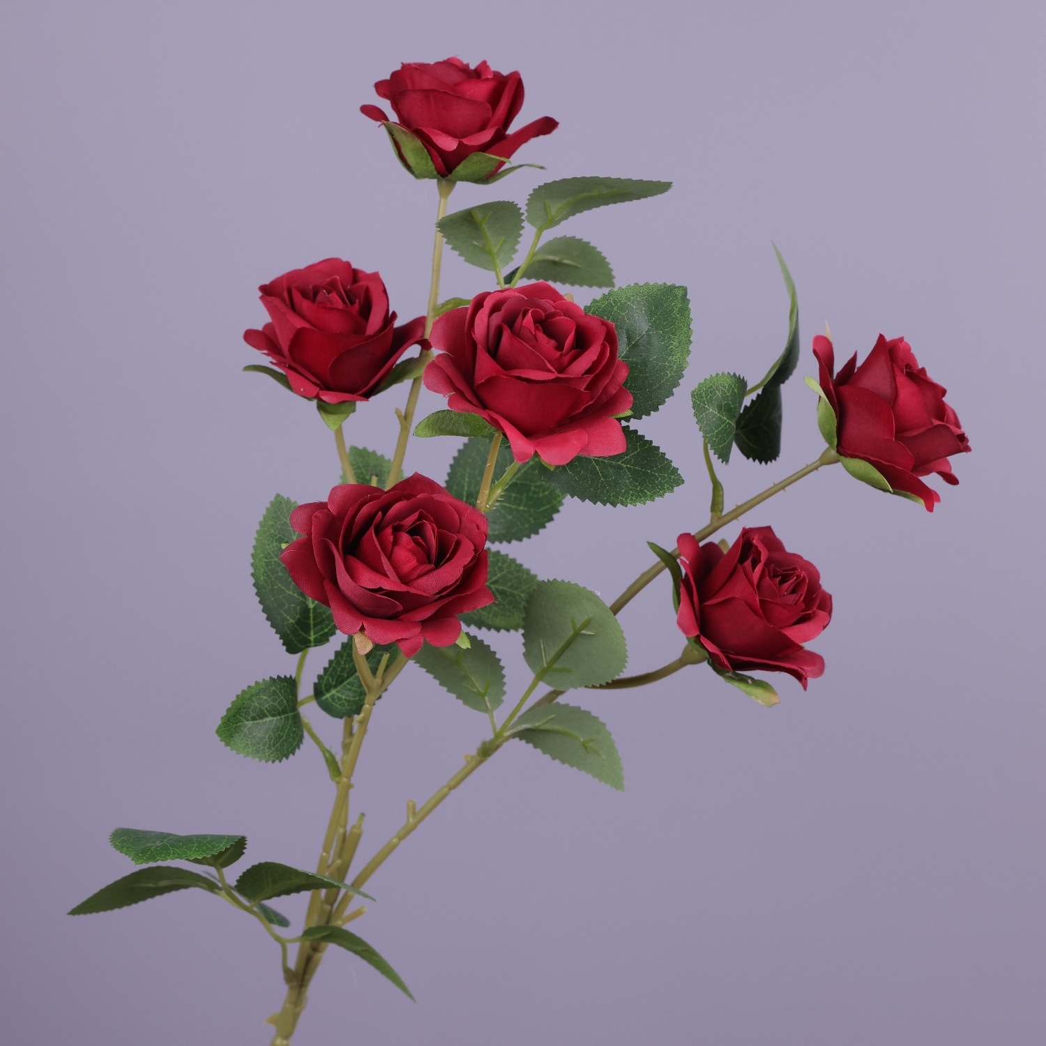 Linglong rose-rouge-65cm