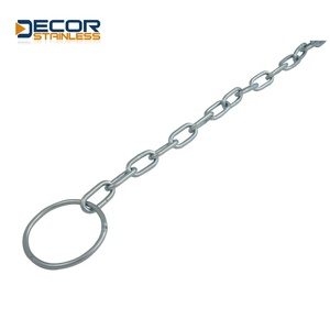Investment Casting Stainless Steel Link <strong>Chain</strong> Economical with Zinc Finish and Welded Structure