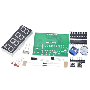 <strong>4</strong>-<strong>digit</strong> Digital Electronic Clock Microcontroller Digital Clock DIY Electronic Production Parts C51 <strong>4</strong>-<strong>digit</strong> Clock DIY Kit - Product Image 4