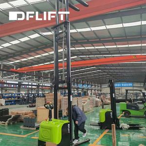 DFLIFT <strong>CE</strong> Standing Driving Type Pallet <strong>Stacker</strong> Lifting Height 3500mm 3000mm Capacity 1.5ton 2 Ton Full Electric Pallet <strong>Stacker</strong> - Product Image 5