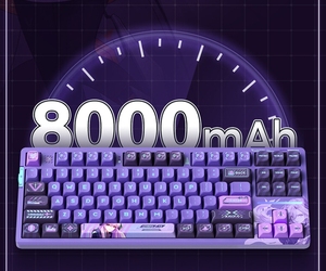 Nuevo Teclado mecánico para juegos VGN V87 inalámbrico con cable RGB personalizado Múltiples opciones de color Baja latencia y silencio para PC y computadora portátil - Product Image 5