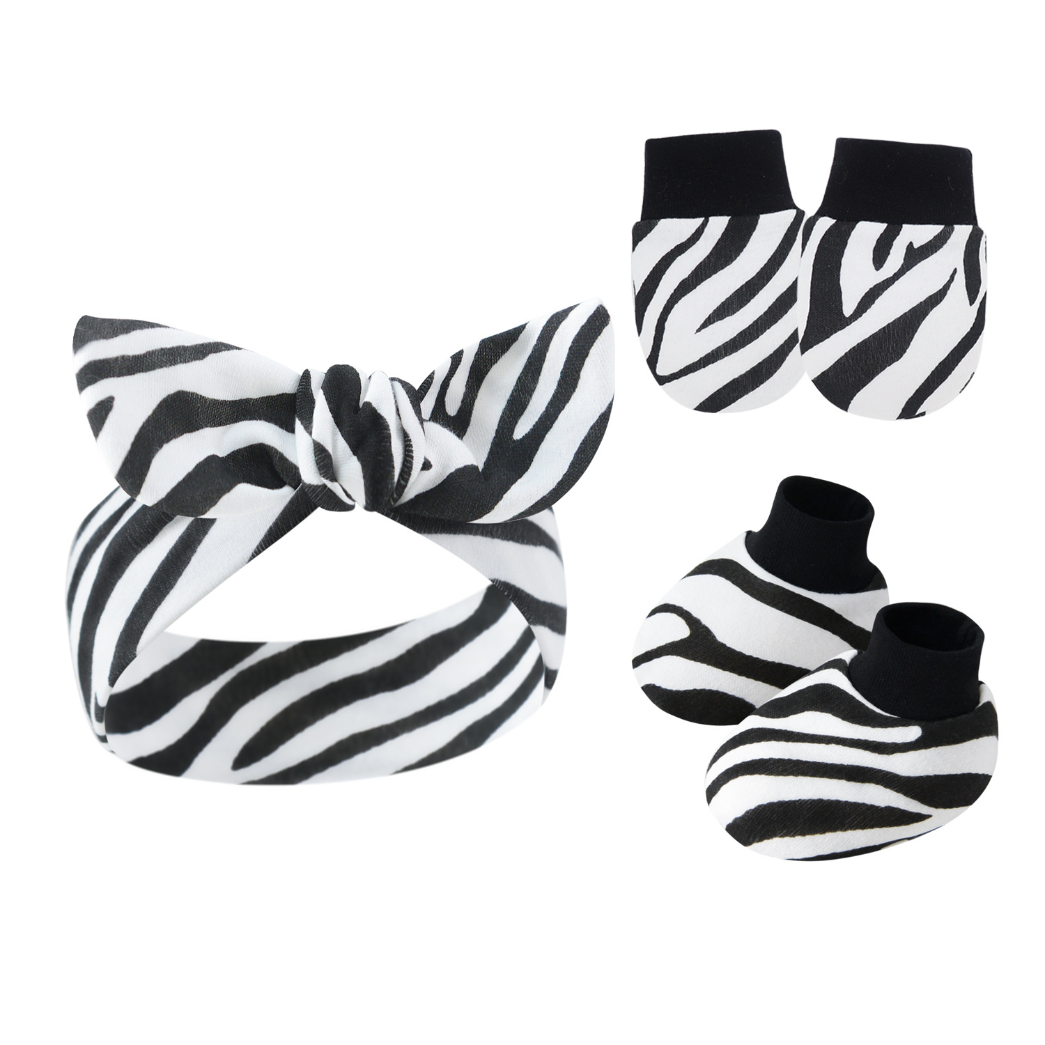 Zebra pattern (3-piece hair band set)