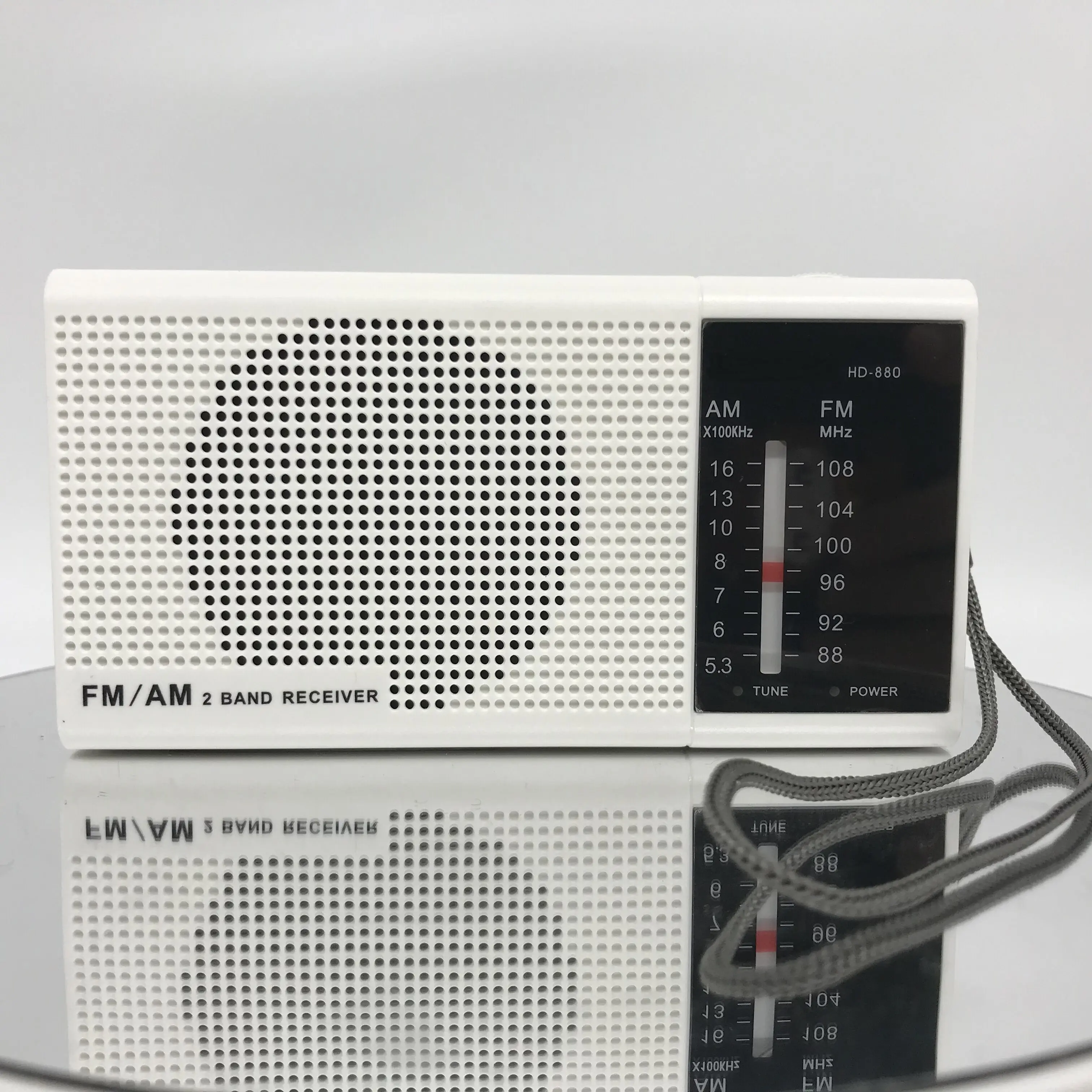 Radio analogique FM AM 2 band courte, récepteur du monde haute sensibilité, de poche, ondes courtes