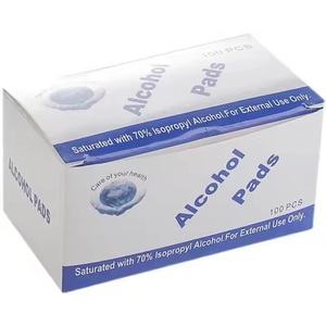 75% alkol tek kullanımlık 2 katlı alkol pamuk pedleri: ev temizliği ve telefon dezenfeksiyonu için Ideal - Product Image 6