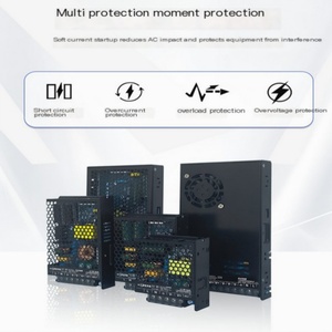 LRS工业控制电源超薄12V/24v开关稳定输出安全20A 3A电流240V输入电压
