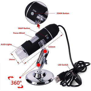 Precio de fábrica microscopio electrónico 1000X microscopio USB para reparación de electrónica PC Reparación de teléfonos móviles - Product Image 3
