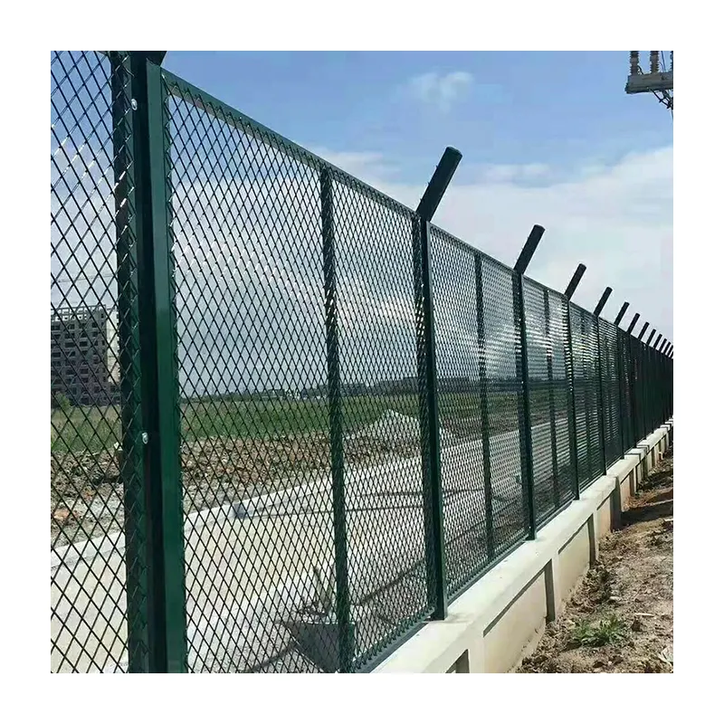 Rete metallica per esportazione in acciaio espanso con recinzione di sicurezza in Cina zincata a caldo