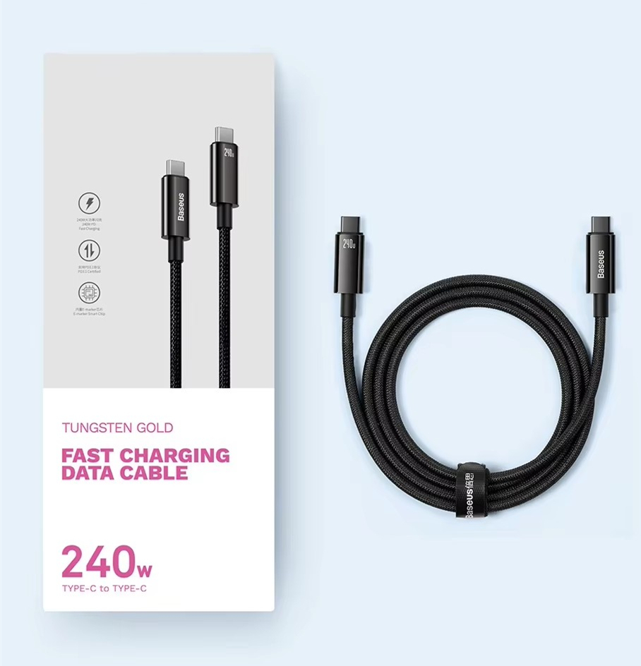Noir- C à C 240W-3m (CAWJ040201)