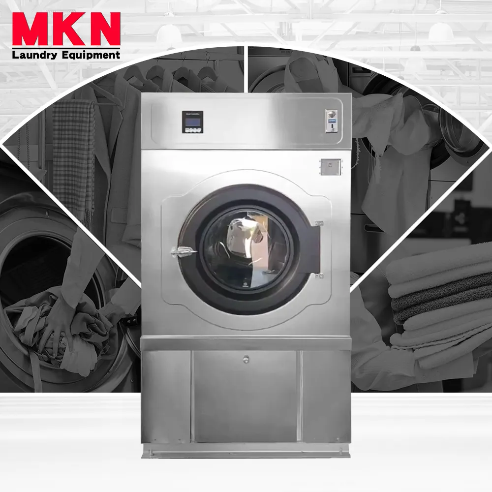 Secadora de ropa, 12kg, 15kg, 20kg, 25kg, secadora de ropa que funciona con monedas, secadora individual, calefacción eléctrica de gas