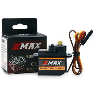 EMAX Oficial ES08MAII 12g Micro Metal Gear Analógico <span class=keywords><strong>Servo</strong></span> Motor de Direção ES08MA II para Rc Carro Helicóptero Avião Robô Parte - Product Image 1