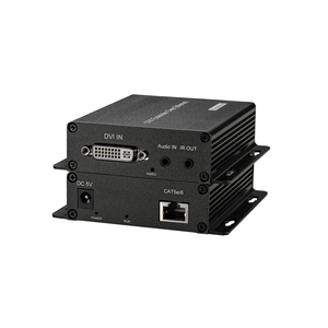 Extensor DVI, emisor de red Ethernet, repetidor, transmisor, receptor, 120m, 1080P sobre Cat5/5E/6 RJ45 para enrutador TCP IP, CCTV LKV373 - Product Image 1