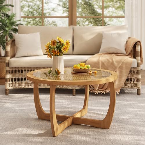 Light brown - glass rattan