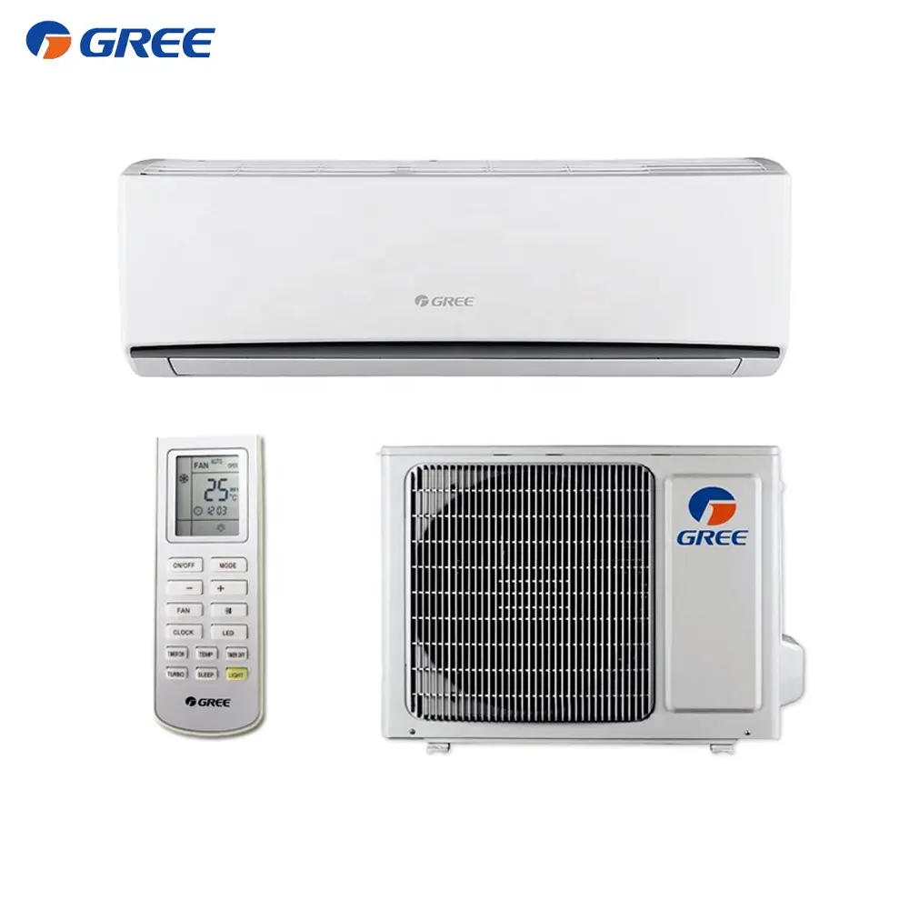 Yeşil LOMO R410a duvara monte Split Inverter klima 9000Btu-24000Btu kanalsız Mini Split klima soğutma sadece