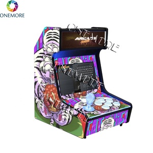 ミニテーブルトップアーケードゲーム機、10.1インチバートップアーケードキャビネット、LEDボタン付き10000水平ゲーム - Product Image 3