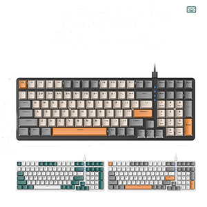 2025 nuevas 61 teclas compatibles con varios idiomas Mini Teclado mecánico de oficina multicolor de estilo multicolor para juegos - Product Image 1