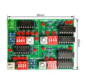 DIYゲート回路と組み合わせ論理回路分析アセンブリテストはんだ付けキット電子練習モジュール - Product Image 2