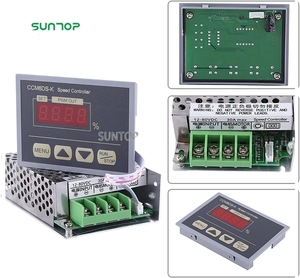 12-80V 303030A ototototor peed ontroller ITH igital spisplay ananel, ubutton ariwitch ariable tetepless peed ontrol Regulador - Product Image 4