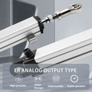 Transductor de posición lineal personalizado TEC ER, Sensor de desplazamiento LVDT magnetostrictivo para medición de ángulo y posición lineal