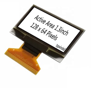 1.3 ''pollici oled 128x64 dots 30 pin di saldatura display dello schermo UG-2864KSWLG01 con IIC SPI Interfaccia parallela ssd1306 DCDC all'interno - Product Image 1