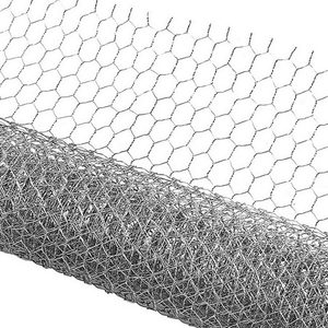 Red de alambre hexagonal galvanizada de doble torsión directa de fábrica para aplicaciones eléctricas de jaulas de pollo - Product Image 2