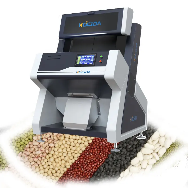 Classificador de cores de feijão mini máquina de classificação de cores de sementes de soja de grãos pequenos
