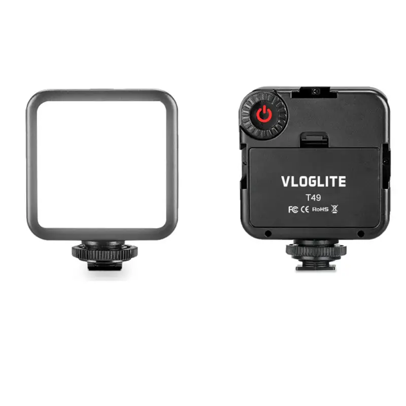 Nouvelle vente chaude accessoires de photographie alimenté par batterie T49 25 pièces blanc portable Tik Tok vlog caméra mini LED lumière de remplissage