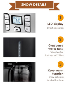 Macchina macchina per caffè Multi capsula classe professionale in acciaio inox famiglie programmabile manuale variabile semiautomatica - Product Image 6