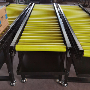 TOSHINE Factory Warehouse Nicht angetriebenes Rollen fördersystem Manueller Schwerkraft rollen förderer zum Entladen von LKWs