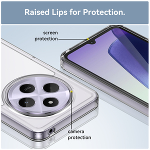 Redmi 14Cケースの場合、Redmi A3 <span class=keywords><strong>11</strong></span> 10C 12C 13C 14CのクリアアンチスクラッチスリムフィットTPUアクリル2in1耐衝撃携帯電話カバー