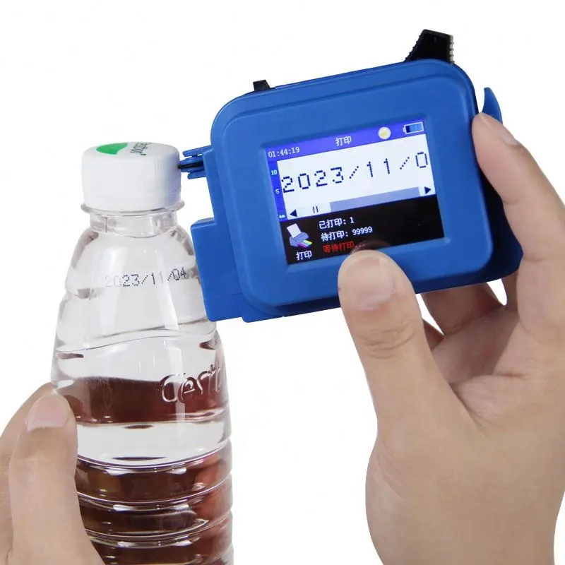 2024 Sản phẩm mới mini trực tuyến nửa một inch đầu Thời hạn sử dụng hàng loạt mã hóa ngày tij Máy nhiệt máy in phun cho chai nước