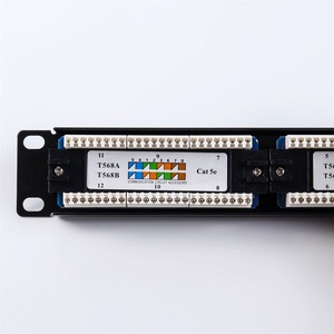<strong>Patch</strong> <strong>Panel</strong> RJ45 Cat5e 12 Port 110/Krone/Dual IDC Type <strong>Network</strong> <strong>Patch</strong> <strong>Panel</strong> - Product Image 6