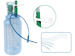 نظام تصفية الجروح الصدرية بدرجة احترافية مع زجاجة عالية الضغط مختومة بالتفريغ للعناية بالعظام - Product Image 2