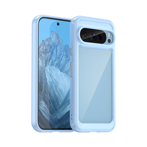 Google Pixel9a用の透明なアクリルカメラ画面保護電話ケース耐衝撃性滑り止めモバイルカバー - Product Image 3