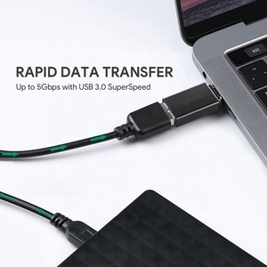Xput OTGタイプCオス-USB3.0メスアダプターUSBC-ラップトップ携帯電話用USBアダプター - Product Image 5