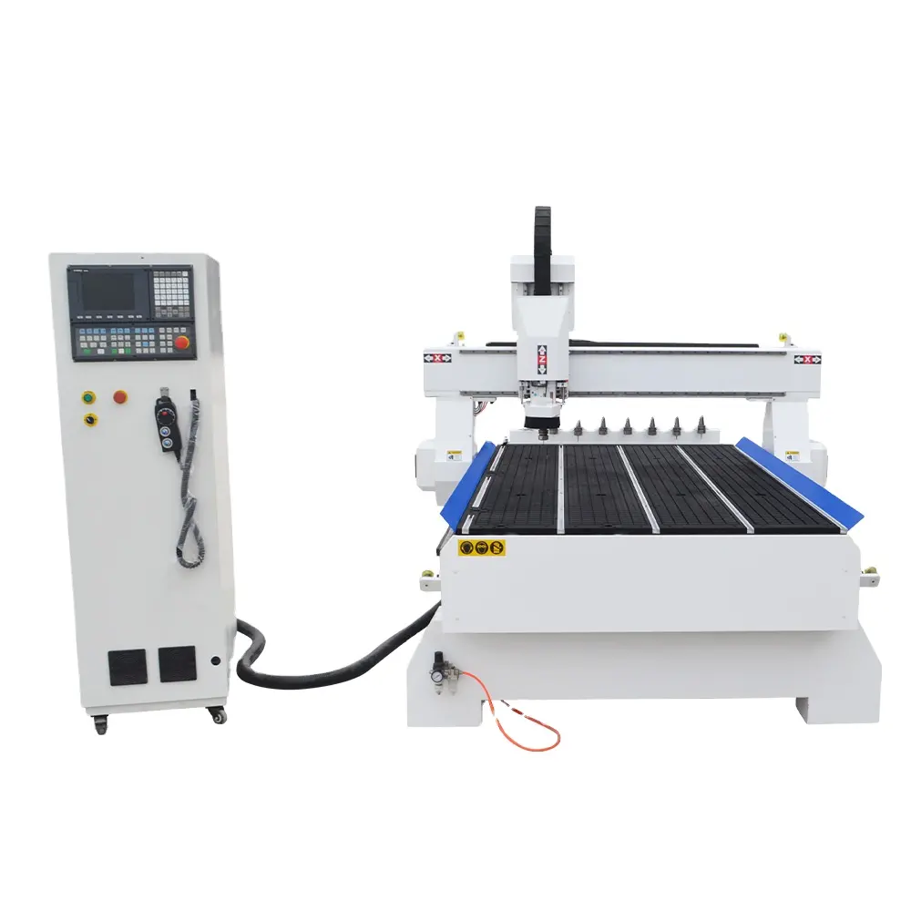 CE approved 1325 YASKAWA servo woodworking furniture high speed auto tool charge CNC router engraving cutting machine for wood