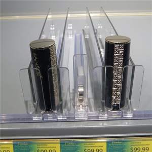 Prezzo di fabbrica negozio automatico a molla bottiglia di bevande vassoi espositore spintore con scatola acrilica per le merci - Product Image 5