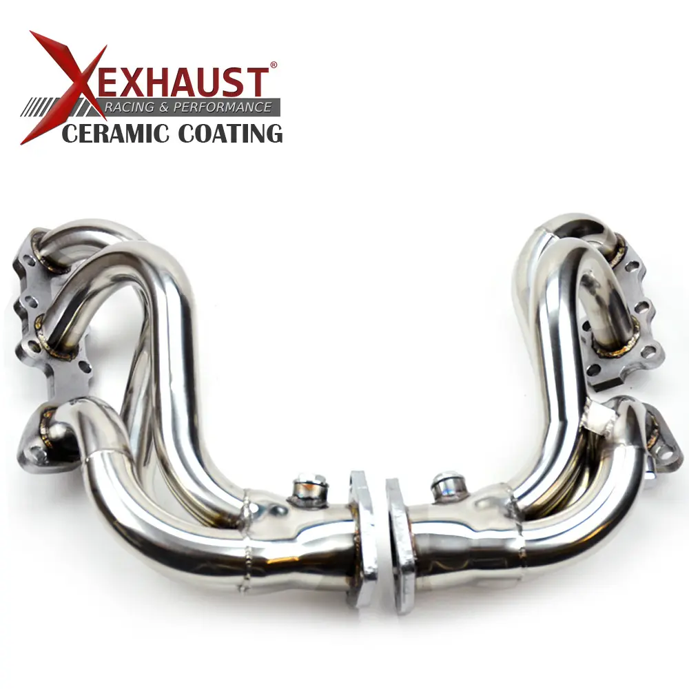 Ceramic coating stainless exhaust pipes exhaust muffler manifold exhaust headers for nissan 90-96 300ZX Z32 Non Turbo