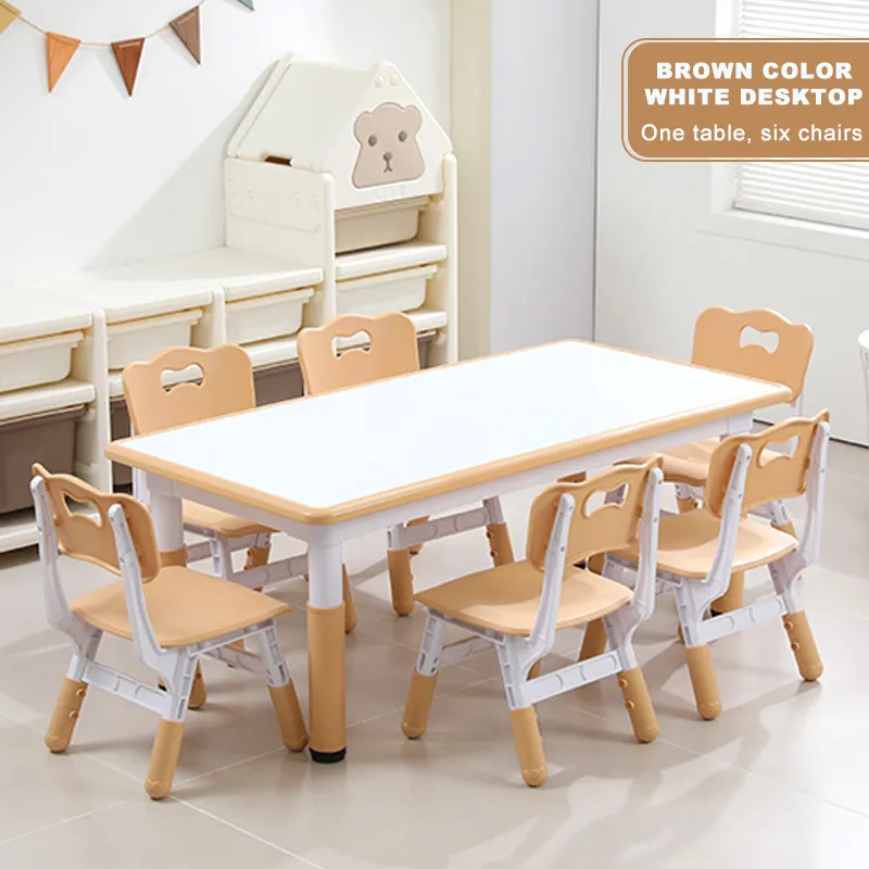 IDS Table y 4 Cpelos et eight ocho Adjustable ooddler able ABLE y Cpelo et raraffiti ksktop lassroom/aycare/home