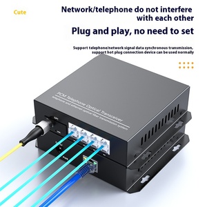 One Way Telephone Optical Transceiver Optical Transmitter and Receiver 20km Optical Transceiver with 100mbpsrj45 Port FC Port - Product Image 5