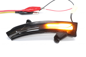 Renocabon Capture Megana 4 Coreos Clio IV MK4用の新着スモークレンズシーケンシャルLEDサイドミラーターンシグナルライトランプ - Product Image 5