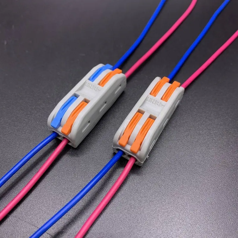 PCTT-2-2 2p 2 lignes en 2 lignes 2-2p rapide connecteur de câble pour la connexion de fil
