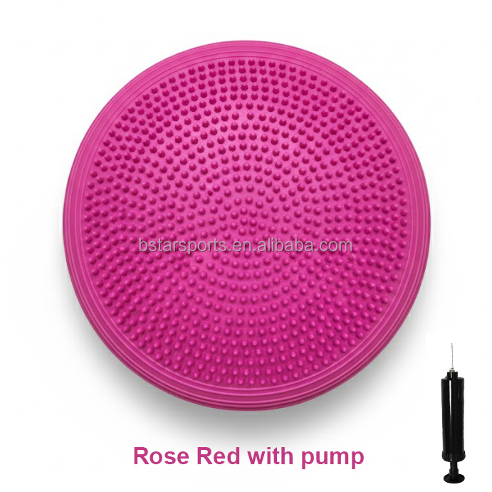 Coussin oscillant Rose Rouge avec Pompe