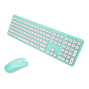 Venta caliente Slim 2,4G Wireless Keyboard and Mouse Combo Set Scissor Switch para Notebook Laptop Mac Desktop PC - Product Image 1