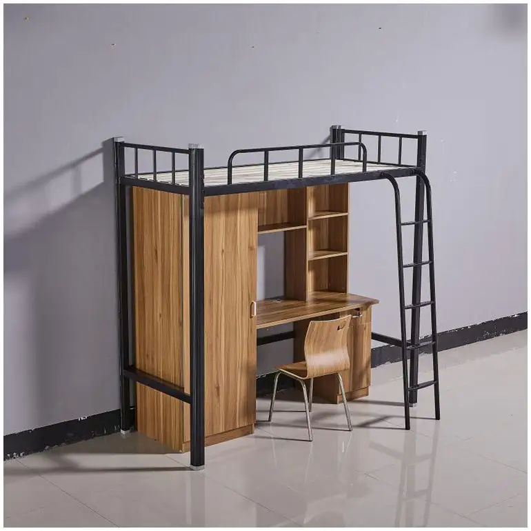 New Arrival Bed And Table Metal School Bunk Bed Adult Double For Dormitory