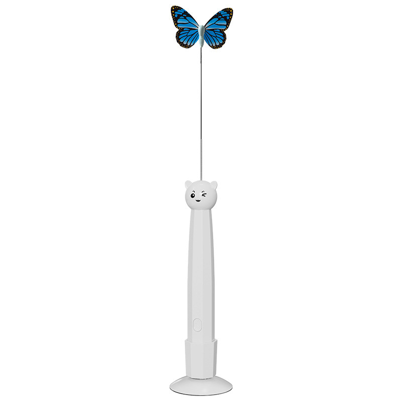 Palo de burla de gato oso blanco