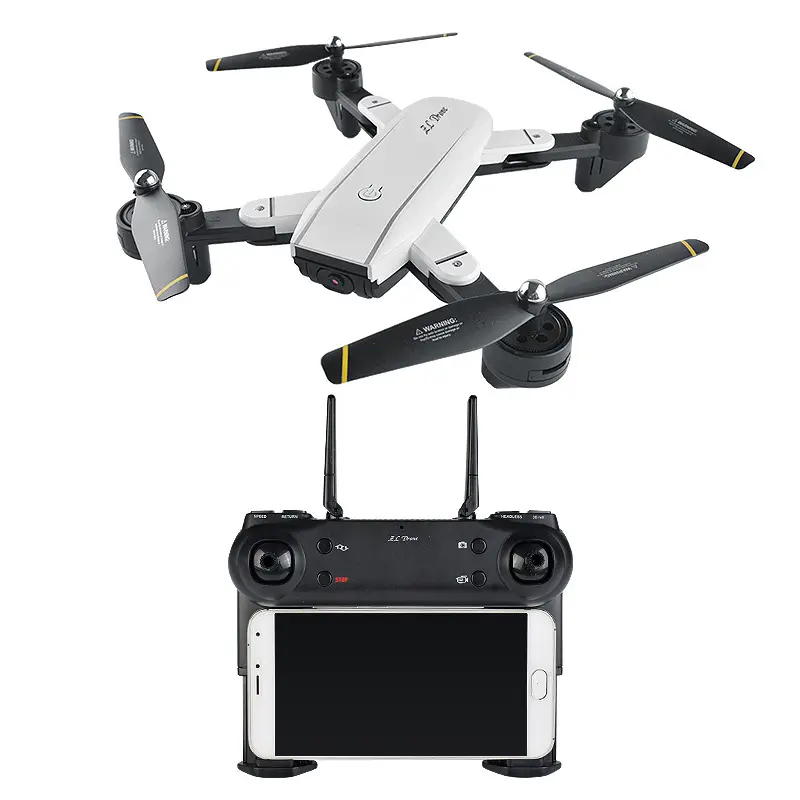 Dron pequeño teledirigido con control remoto y cámara dual, Avión de control remoto de 107S 2,4G, 4K