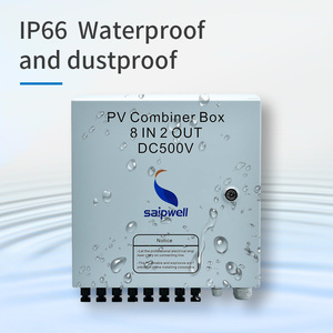 Saipwell กล่องคอมไบเนอร์พลังงานแสงอาทิตย์พีวีกันน้ำ, โลหะเหล็ก1000VDC กล่องคอมไบเนอร์พลังงานแสงอาทิตย์กันน้ำ - Product Image 6