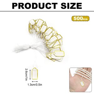 ストリング付きジュエリー値札弾性ストリング付きマーキングタグ - Product Image 2