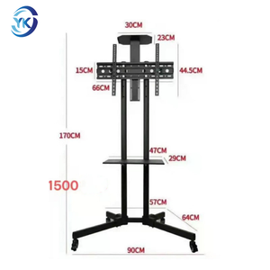 <span class=keywords><strong>TV</strong></span> di động giỏ hàng đứng Chiều cao có thể điều chỉnh <span class=keywords><strong>TV</strong></span> di động đứng cho 58 inch truyền hình - Product Image 1